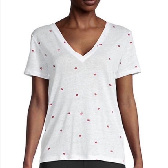 Rails Linen Cara Kisses Tee - Picture 1 of 11